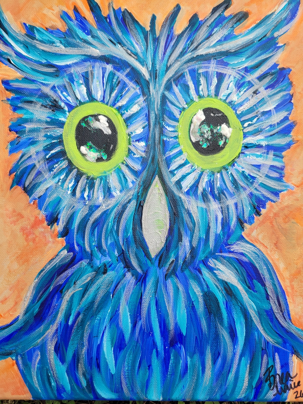 "Sammy" Original Artwork Created By Brea Marie 11in X 14in - Picture 6 of 6
